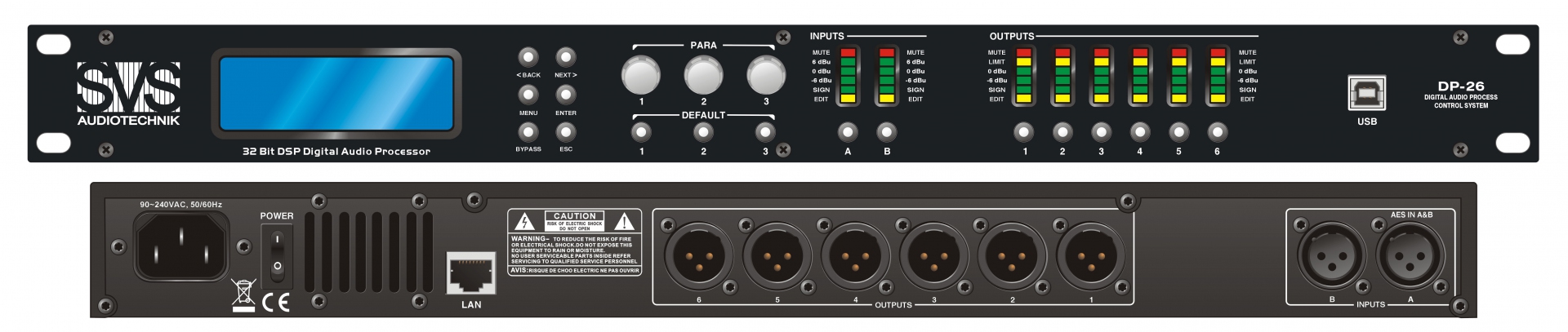 SVS Audiotechnik DP-26 Цифровой процессор: 2 входа 6 выходов в Дивногорске