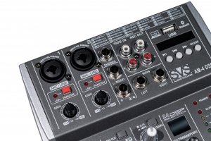 SVS Audiotechnik mixers AM-4 DSP Аналоговый микшерный пульт, 4-канала в Дивногорске